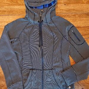 90 Degree by Reflex Athletic Jacket NAVY STRIPED L